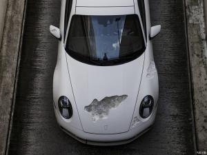 Porsche 911 Carrera 4S Crystal Eroded Art Car by Daniel Arsham 2020 года 
